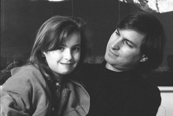 Lisa Brennan Jobs med pappa Steve.